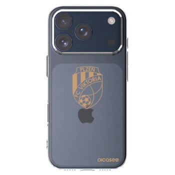 Picasee silikonový průhledný obal pro Apple iPhone 17 Pro - FC Viktoria Plzeň I