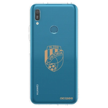 Picasee silikonový průhledný obal pro Huawei Y6 2019 - FC Viktoria Plzeň I
