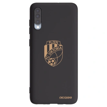 Picasee silikonový černý obal pro Samsung Galaxy A70 A705F - FC Viktoria Plzeň I