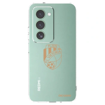 Picasee silikonový průhledný obal pro Xiaomi Redmi 15 5G - FC Viktoria Plzeň I