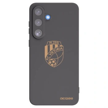Picasee silikonový černý obal pro Samsung Galaxy S25 FE 5G - FC Viktoria Plzeň I