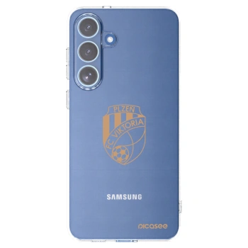 Picasee silikonový průhledný obal pro Samsung Galaxy S25 FE 5G - FC Viktoria Plzeň I