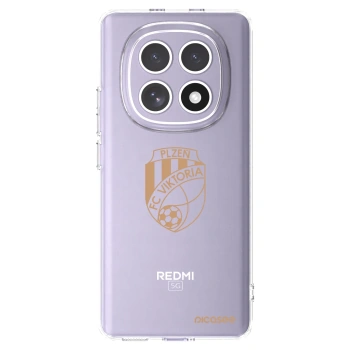 Picasee silikonový průhledný obal pro Xiaomi Redmi Note 15 - FC Viktoria Plzeň I