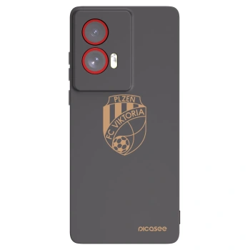 Picasee silikonový černý obal pro Motorola Edge 50 Fusion - FC Viktoria Plzeň I