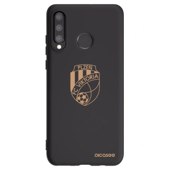 Picasee silikonový černý obal pro Huawei P30 Lite - FC Viktoria Plzeň I