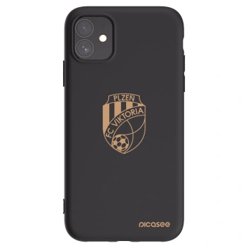 Picasee silikonový černý obal pro Apple iPhone 11 - FC Viktoria Plzeň I