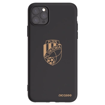 Picasee silikonový černý obal pro Apple iPhone 11 Pro Max - FC Viktoria Plzeň I
