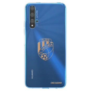 Picasee silikonový průhledný obal pro Huawei Nova 5T - FC Viktoria Plzeň I