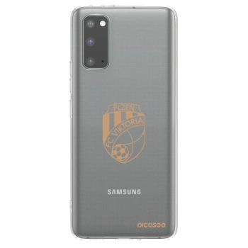 Picasee silikonový průhledný obal pro Samsung Galaxy S20 G980F - FC Viktoria Plzeň I