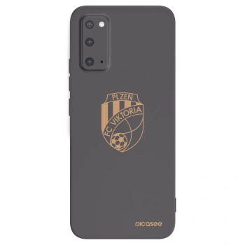 Picasee silikonový černý obal pro Samsung Galaxy S20 G980F - FC Viktoria Plzeň I