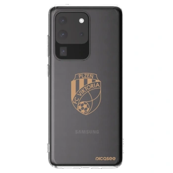 Picasee silikonový průhledný obal pro Samsung Galaxy S20 Ultra 5G G988F - FC Viktoria Plzeň I