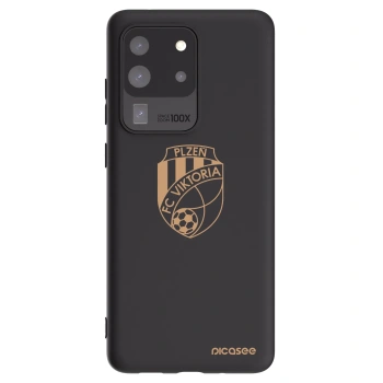 Picasee silikonový černý obal pro Samsung Galaxy S20 Ultra 5G G988F - FC Viktoria Plzeň I