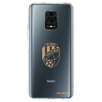 Picasee silikonový průhledný obal pro Xiaomi Redmi Note 9 Pro - FC Viktoria Plzeň I