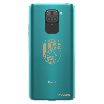 Picasee silikonový černý obal pro Xiaomi Redmi Note 9 - FC Viktoria Plzeň I