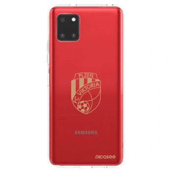 Picasee silikonový průhledný obal pro Samsung Galaxy Note 10 Lite N770F - FC Viktoria Plzeň I