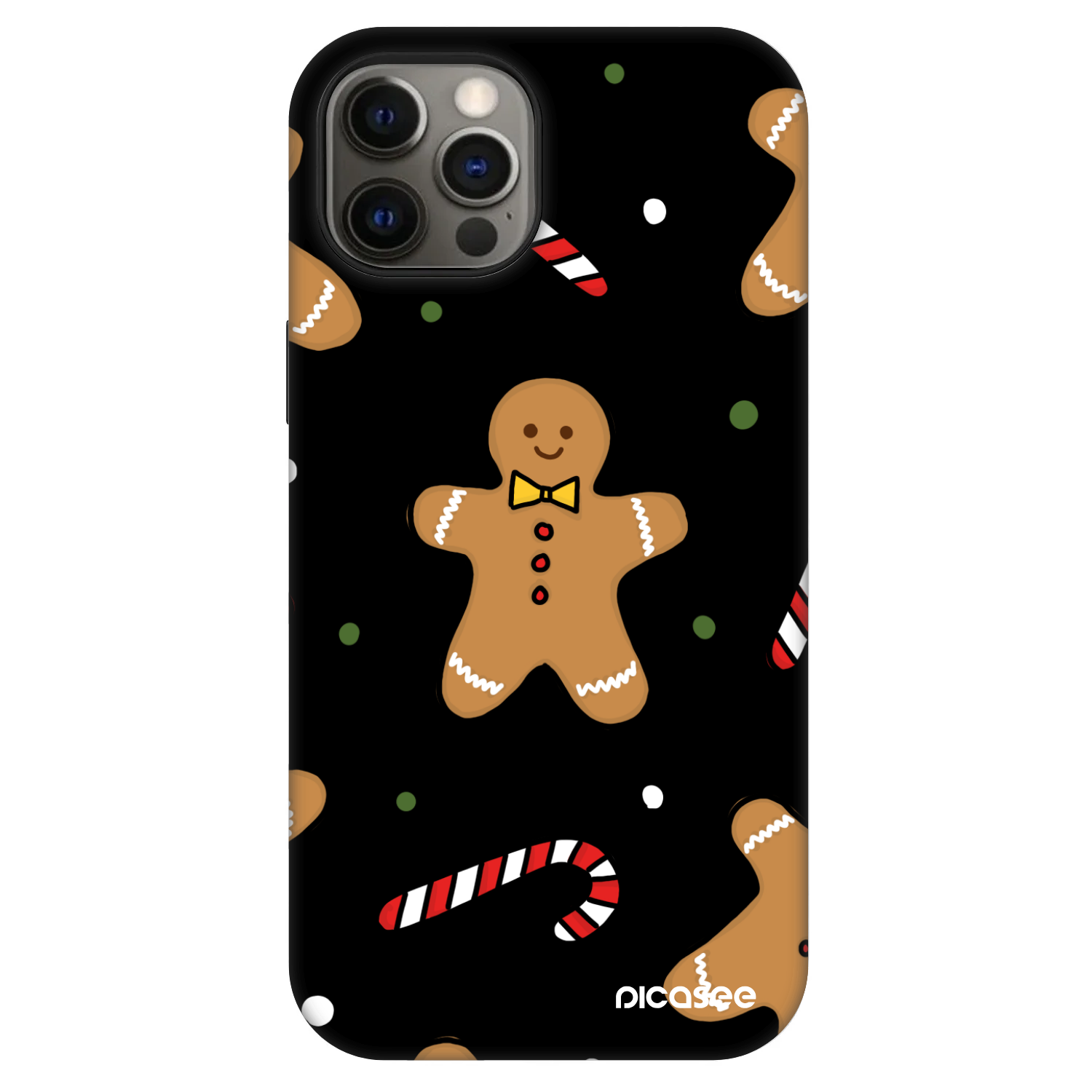 Picasee Fashion Case MagSafe Apple iPhone 12 - Gingerbread