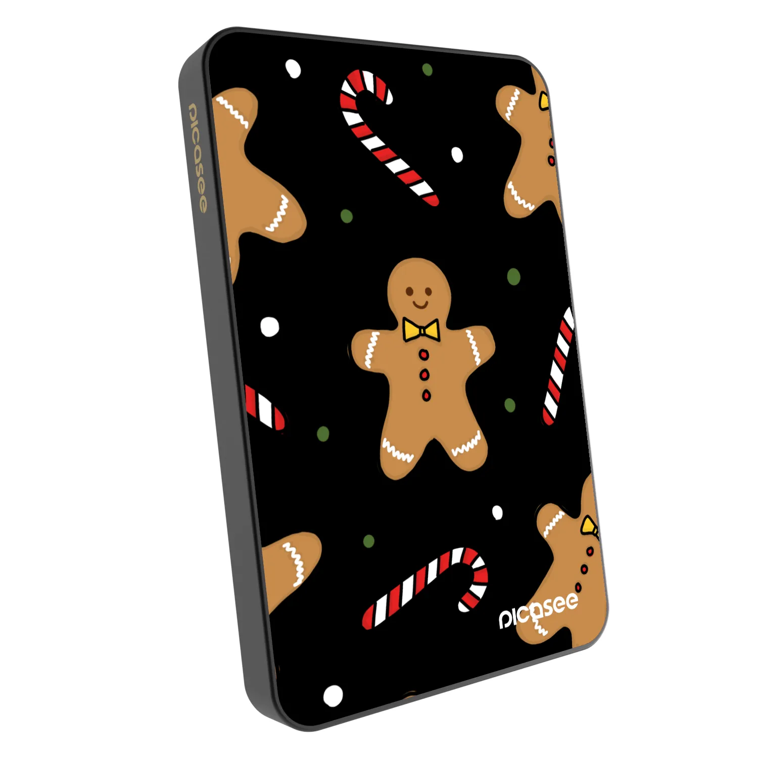 Picasee Powerbanka s MagSafe 5 000 mAh Šedá - Gingerbread