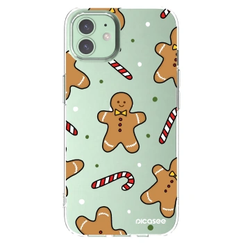 Picasee silikonový průhledný obal pro Apple iPhone 12 - Gingerbread