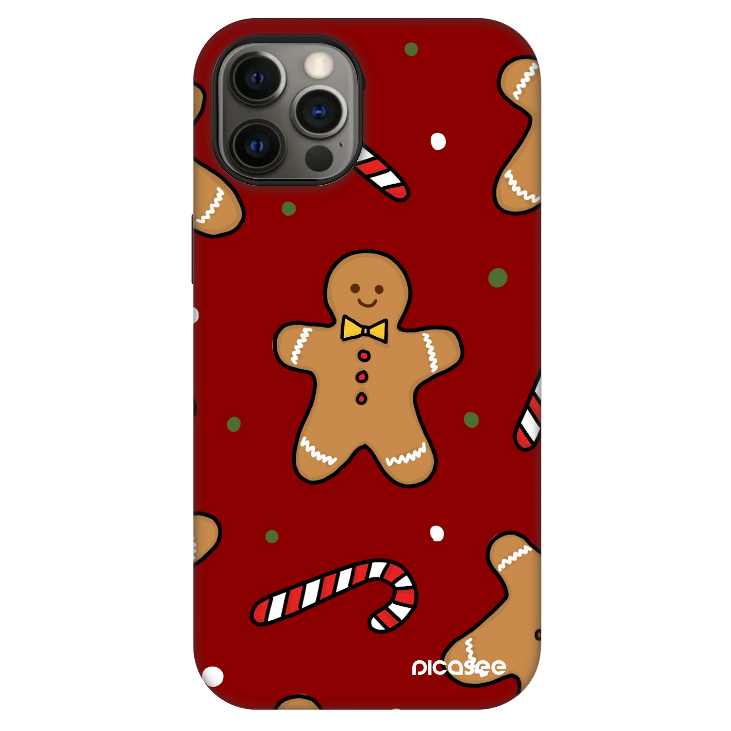 Picasee Fashion Case MagSafe Apple iPhone 12 Pro - Gingerbread 2