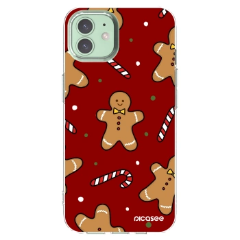 Picasee silikonový průhledný obal pro Apple iPhone 12 - Gingerbread 2