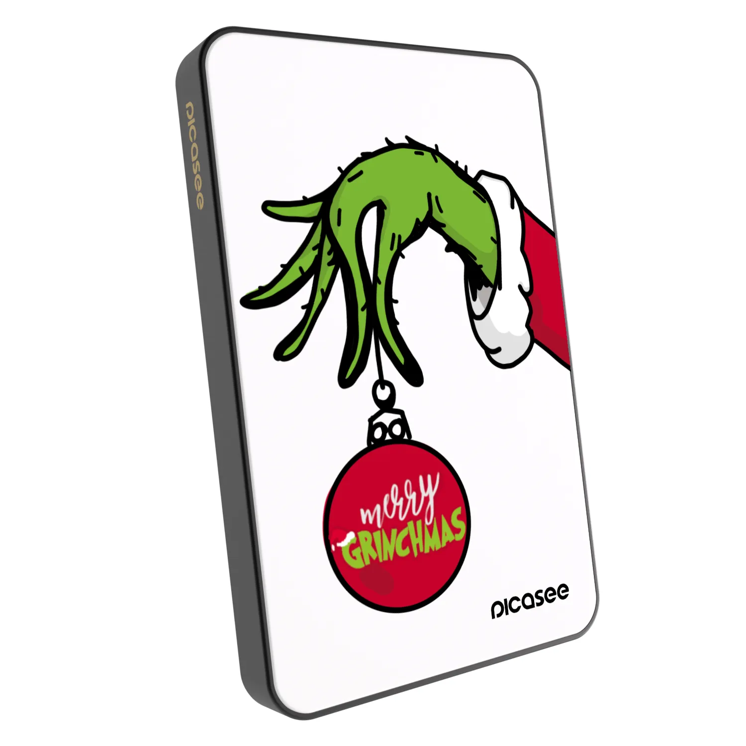 Picasee Powerbanka s MagSafe 5 000 mAh Šedá - Grinch