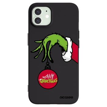 Picasee silikonový černý obal pro Apple iPhone 12 Pro - Grinch