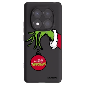 Picasee silikonový černý obal pro Xiaomi Redmi Note 14 Pro+ 5G - Grinch