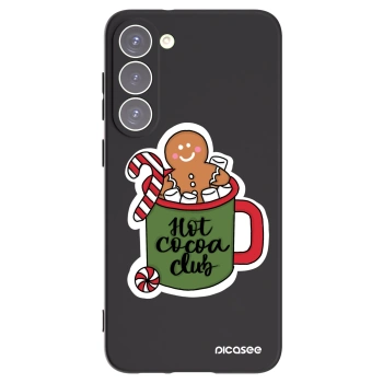 Picasee silikonový černý obal pro Samsung Galaxy S23+ 5G - Hot Cocoa Club