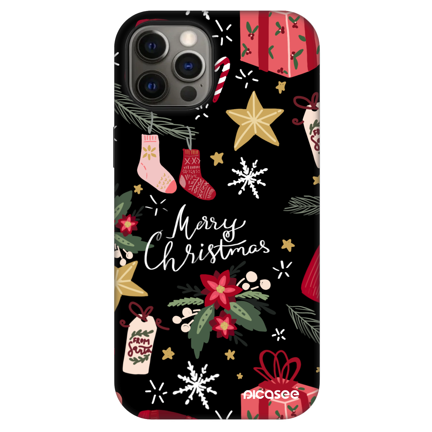 Picasee Fashion Case MagSafe Apple iPhone 12 Pro - Christmas