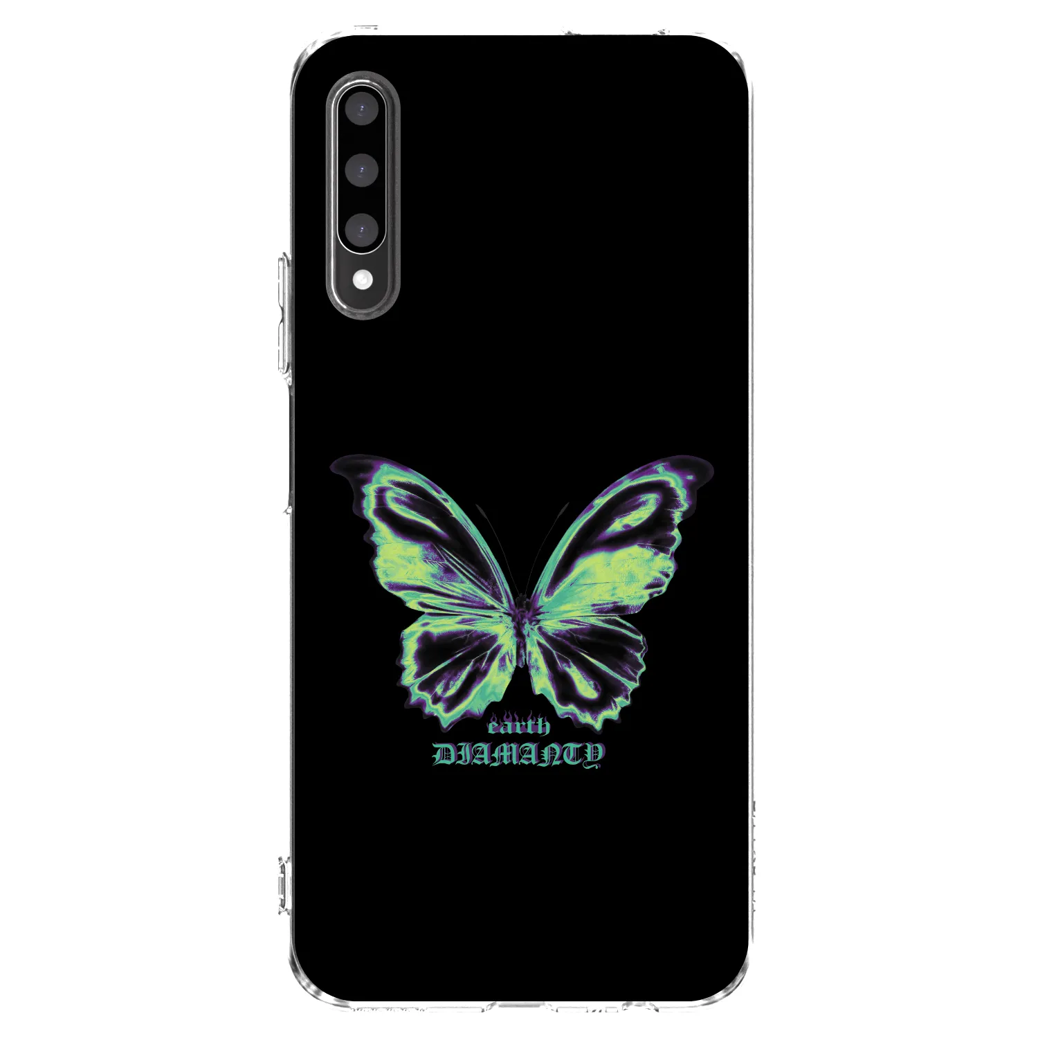 Picasee silikonový průhledný obal pro Honor 9X Pro - Diamanty Blue