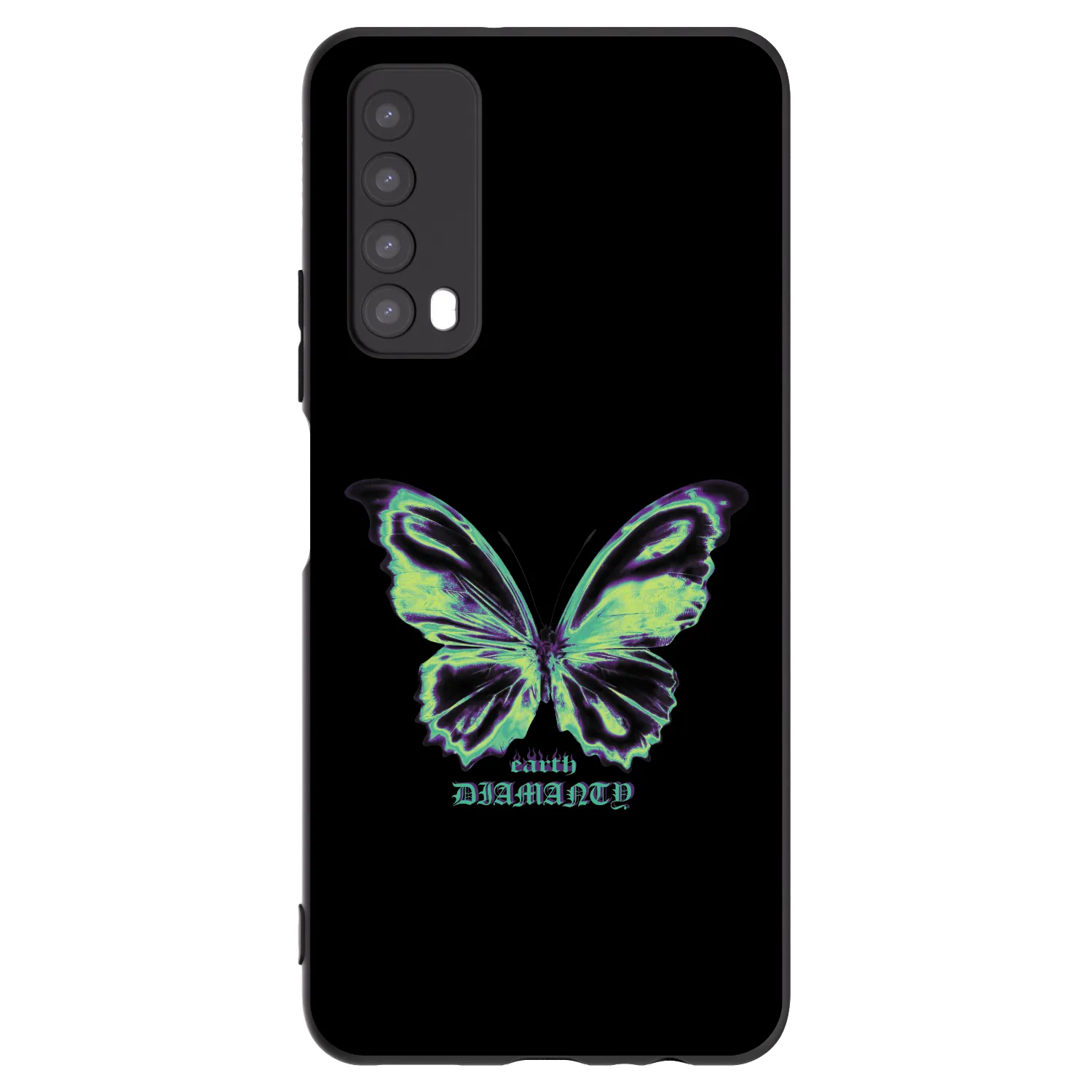 Picasee silikonový černý obal pro Huawei P Smart 2021 - Diamanty Blue