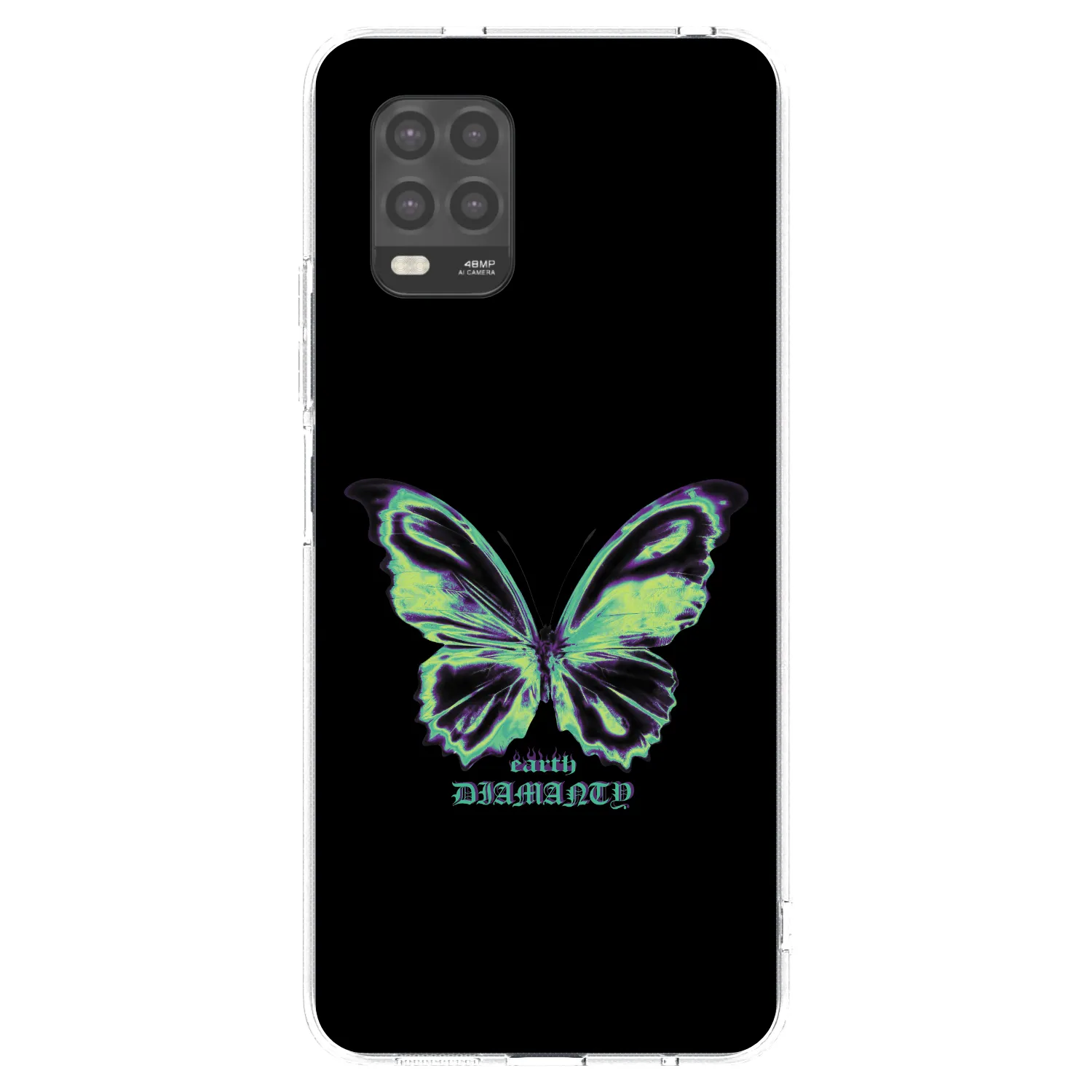 Picasee silikonový průhledný obal pro Xiaomi Mi 10 Lite - Diamanty Blue