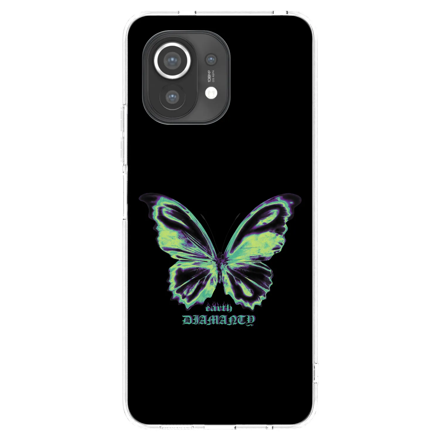Picasee silikonový průhledný obal pro Xiaomi Mi 11 - Diamanty Blue