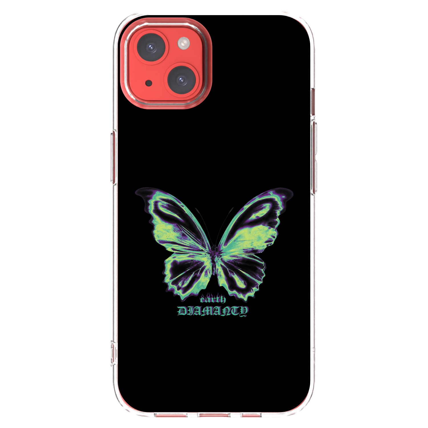 Picasee silikonový průhledný obal pro Apple iPhone 13 - Diamanty Blue