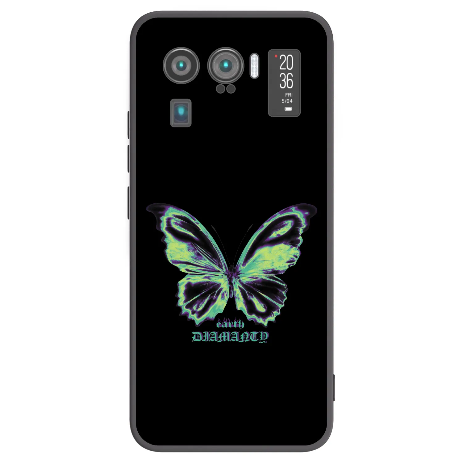 Picasee silikonový černý obal pro Xiaomi Mi 11 Ultra - Diamanty Blue