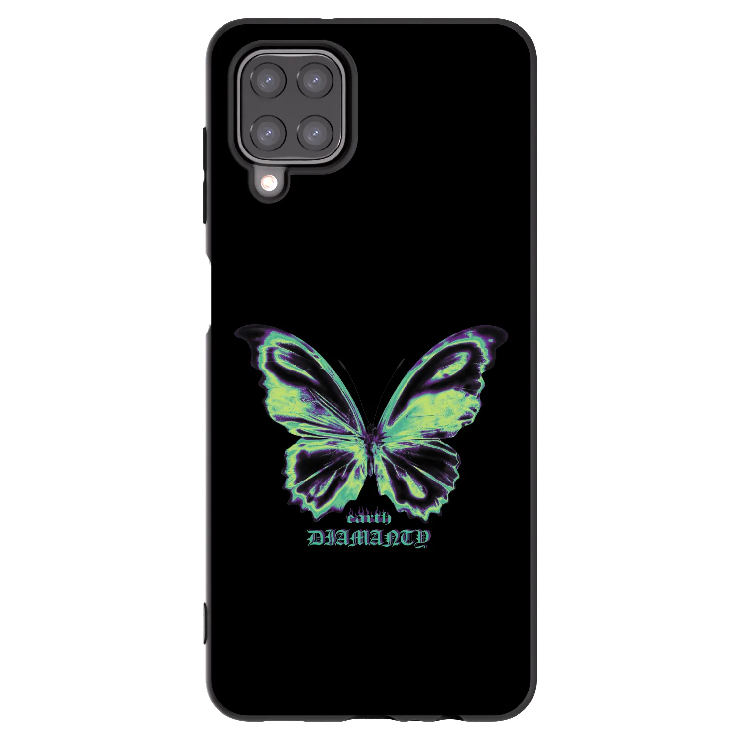 Picasee silikonový černý obal pro Samsung Galaxy M12 M127F - Diamanty Blue