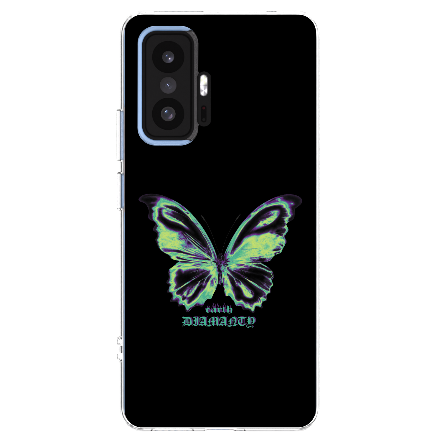Picasee silikonový průhledný obal pro Xiaomi 11T - Diamanty Blue