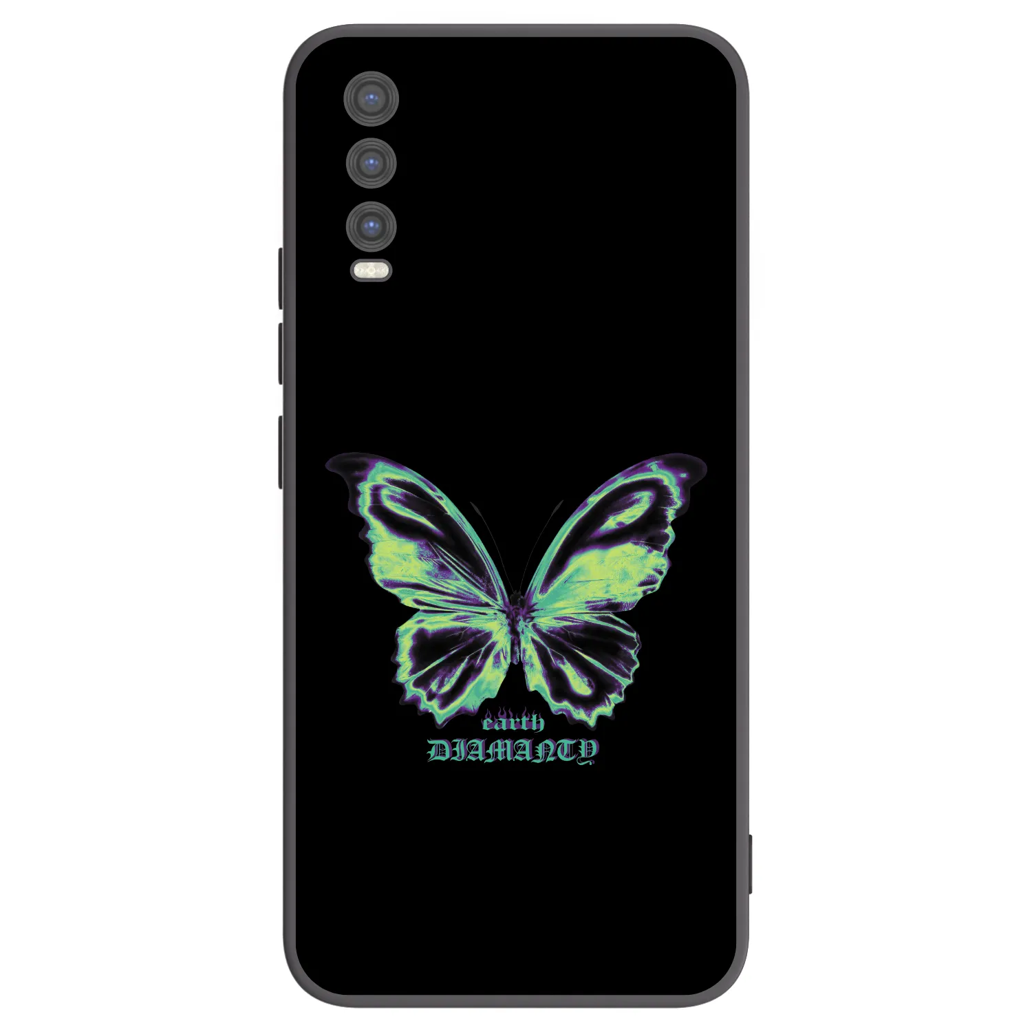 Picasee silikonový černý obal pro Vivo Y20s - Diamanty Blue