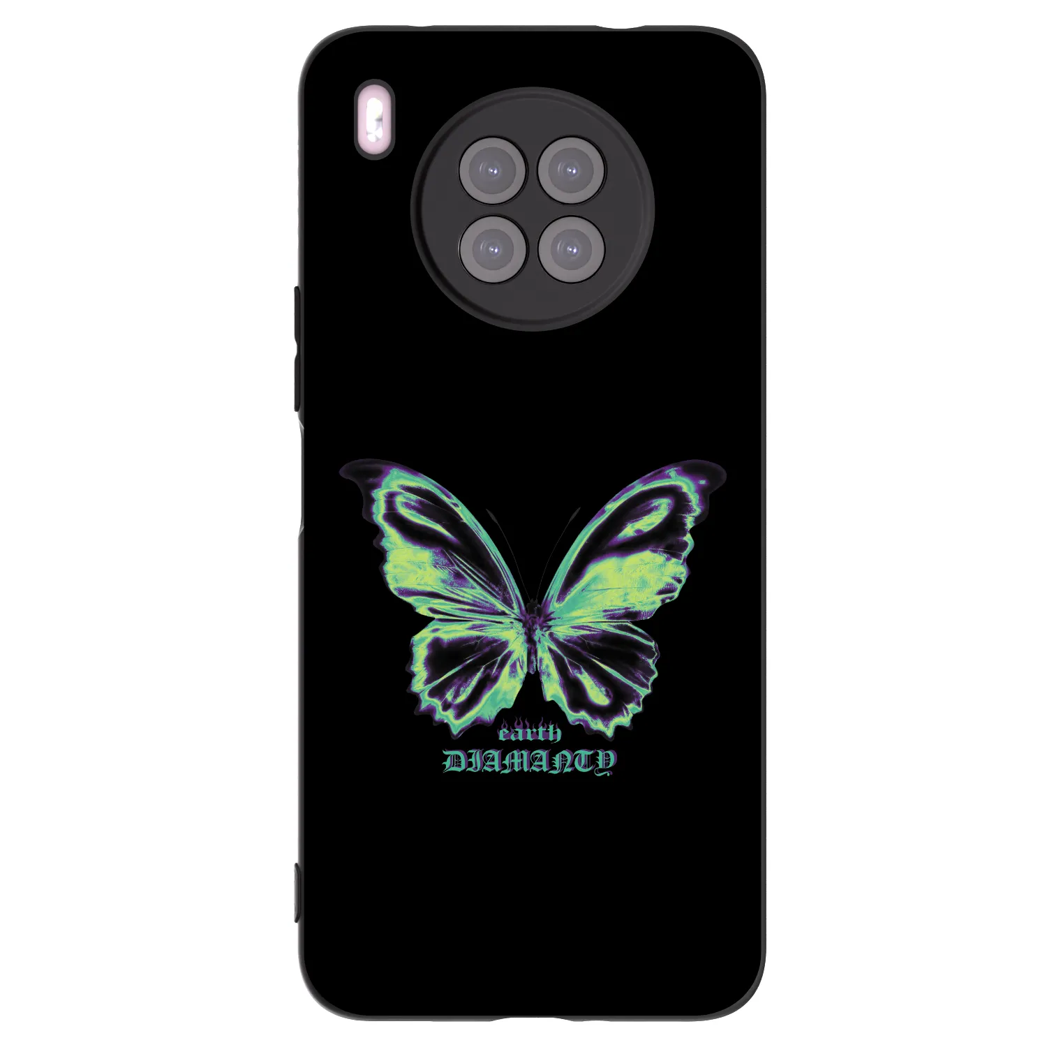 Picasee silikonový černý obal pro Huawei Nova 8i - Diamanty Blue