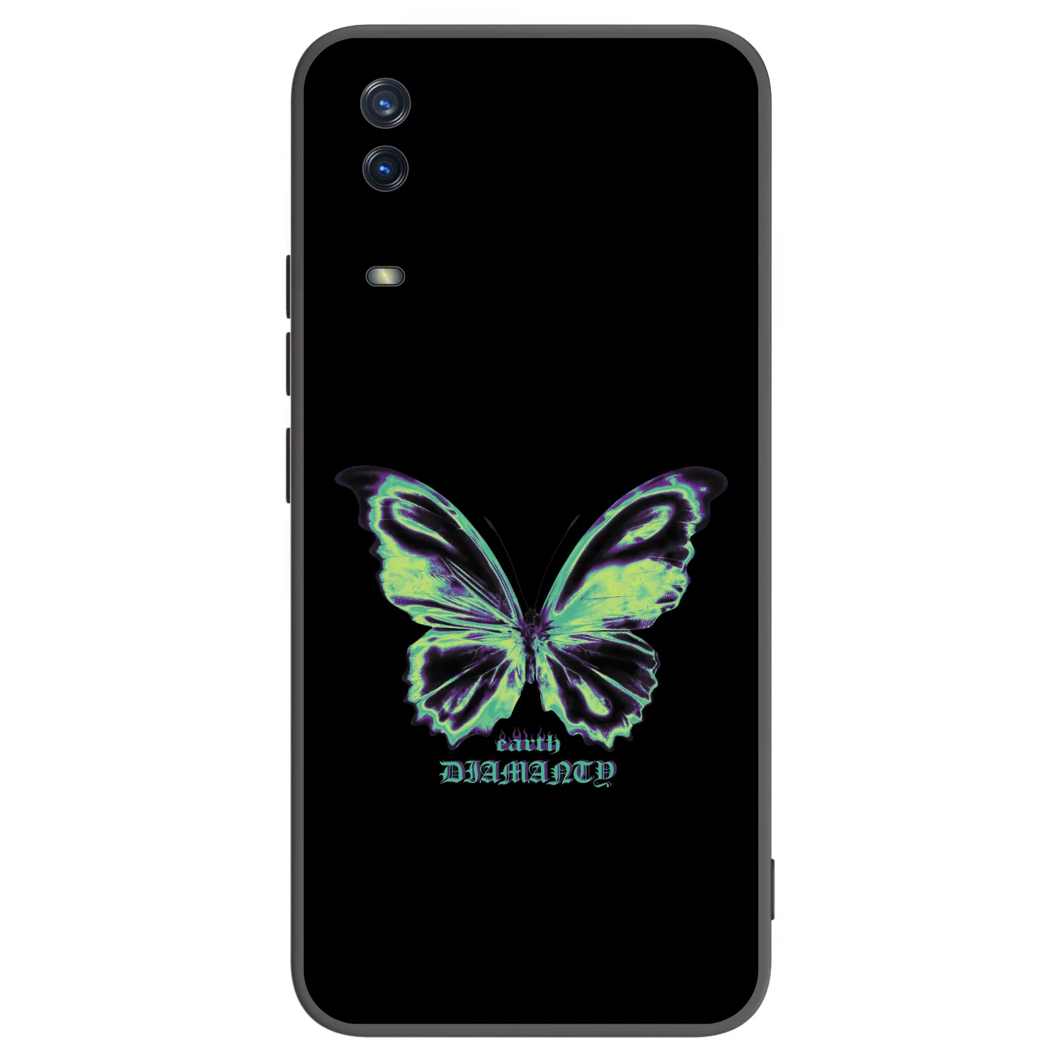 Picasee silikonový černý obal pro Vivo Y11s - Diamanty Blue