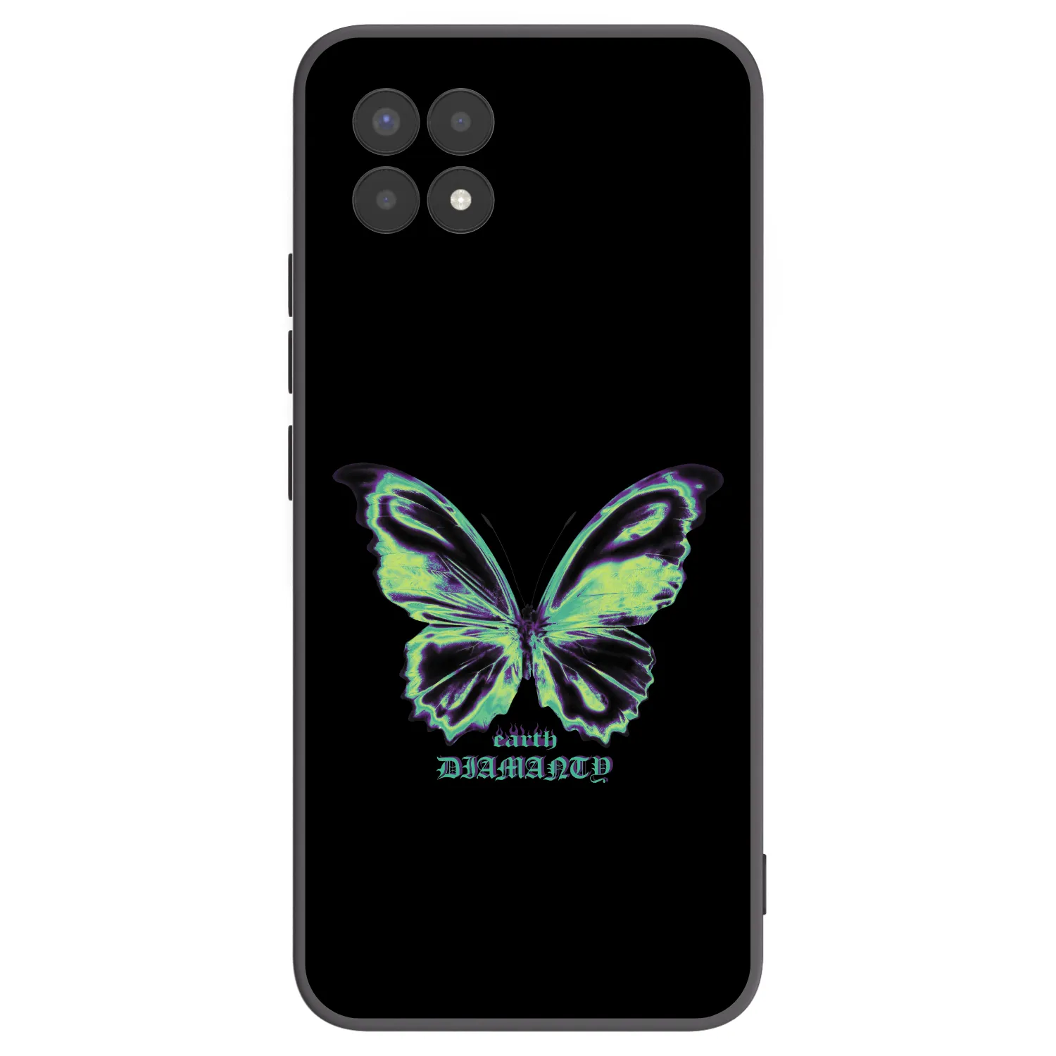 Picasee silikonový černý obal pro Realme 8i - Diamanty Blue