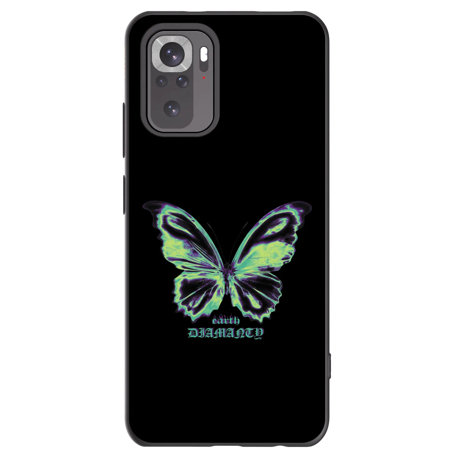 Picasee silikonový černý obal pro Xiaomi Redmi Note 11S 4G - Diamanty Blue