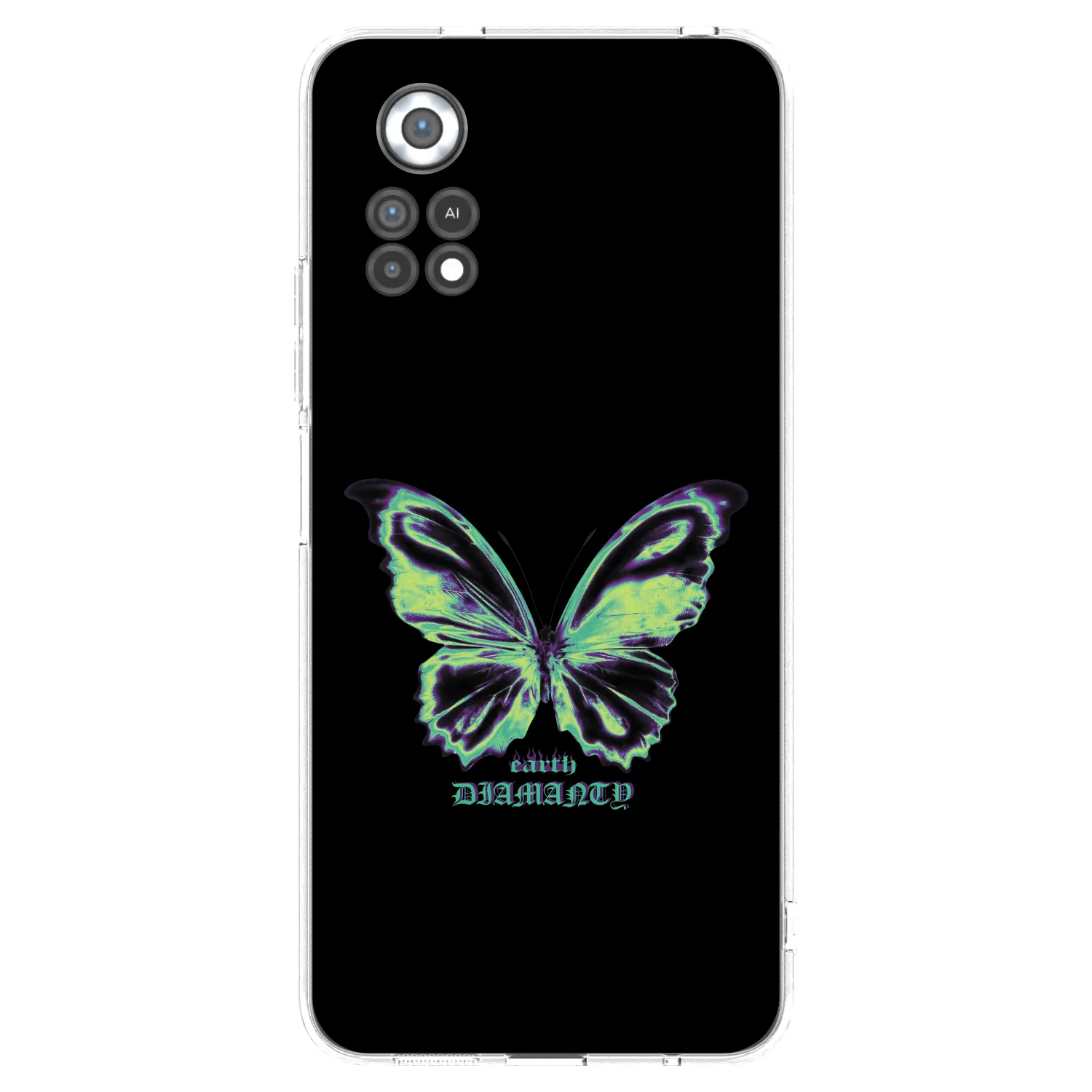 Picasee silikonový průhledný obal pro Xiaomi Poco X4 Pro 5G - Diamanty Blue