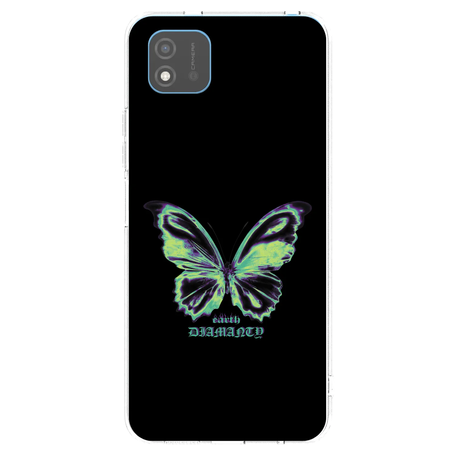 Picasee silikonový průhledný obal pro Realme C11 (2021) - Diamanty Blue