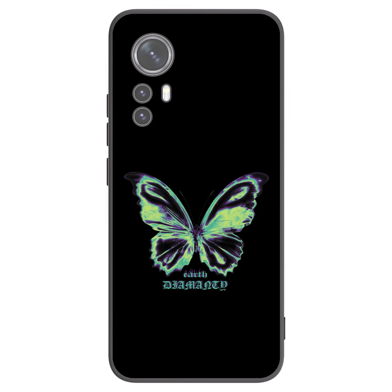 Picasee silikonový černý obal pro Xiaomi 12 - Diamanty Blue