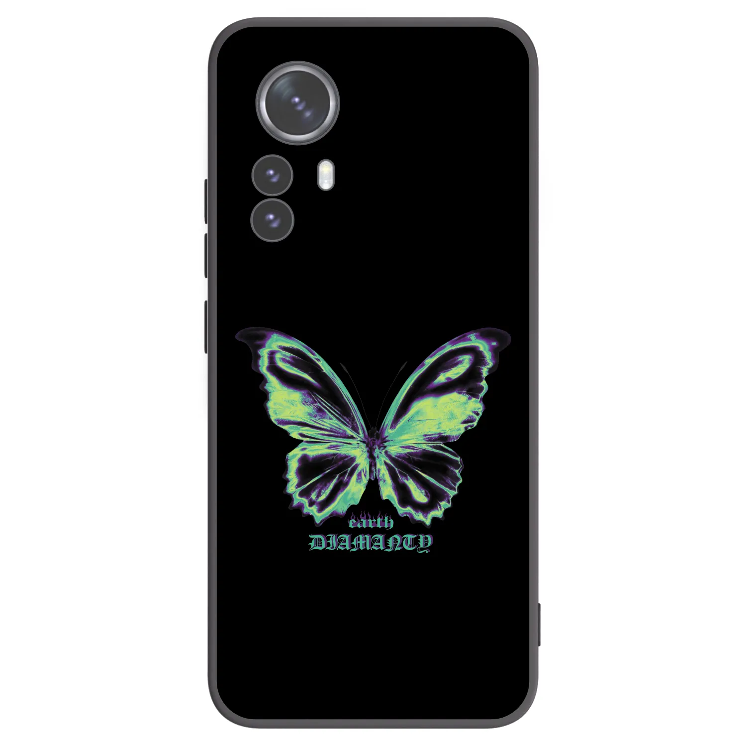 Picasee silikonový černý obal pro Xiaomi 12 Pro - Diamanty Blue