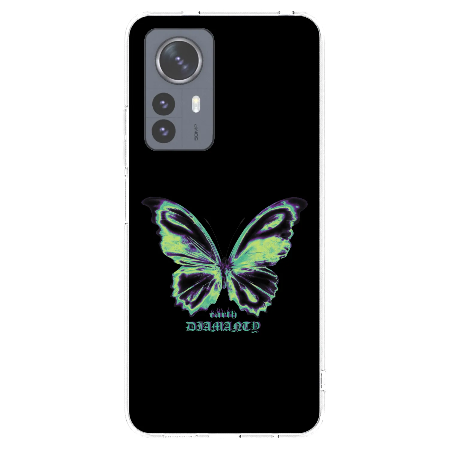 Picasee silikonový průhledný obal pro Xiaomi 12 Pro - Diamanty Blue