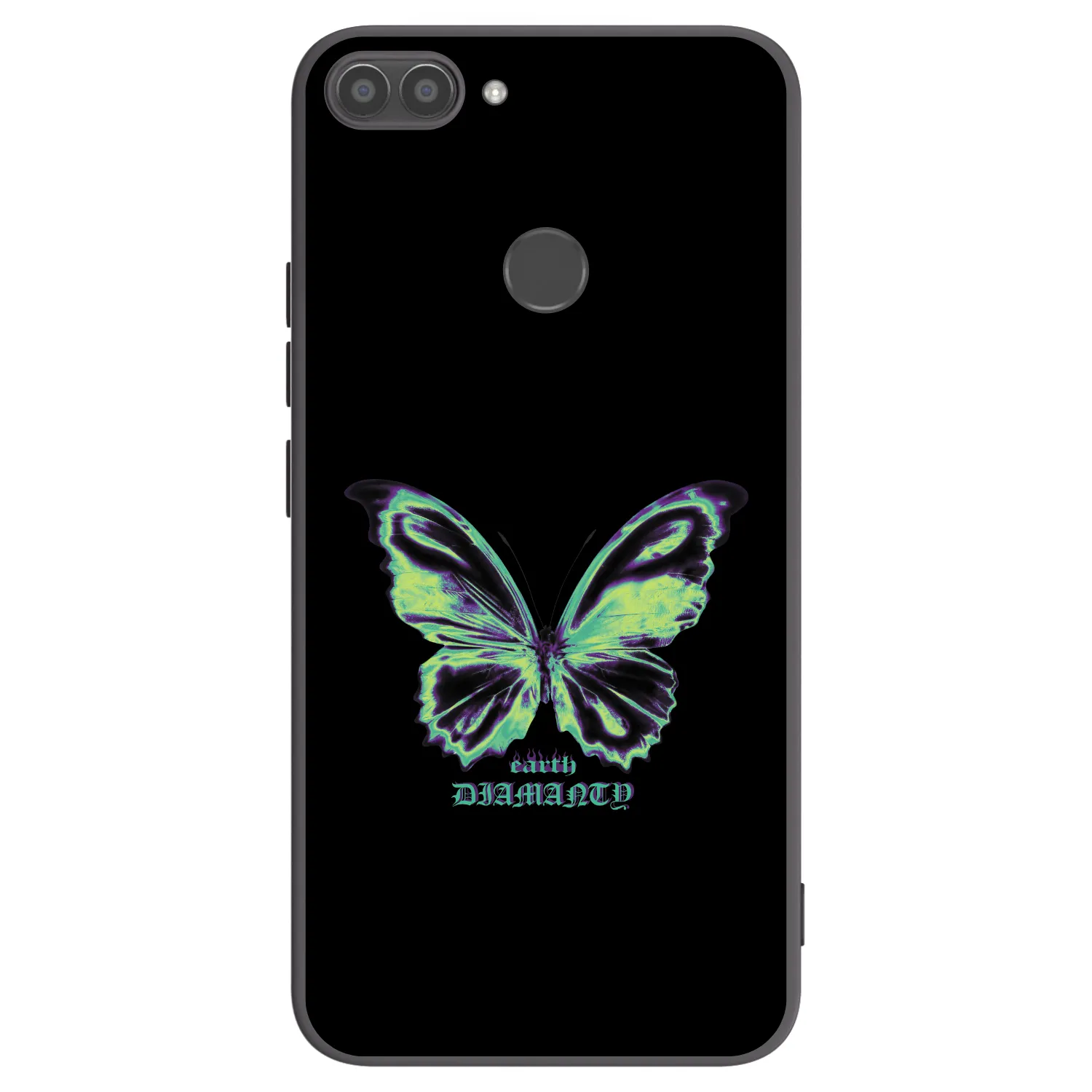 Picasee silikonový černý obal pro Huawei P Smart - Diamanty Blue