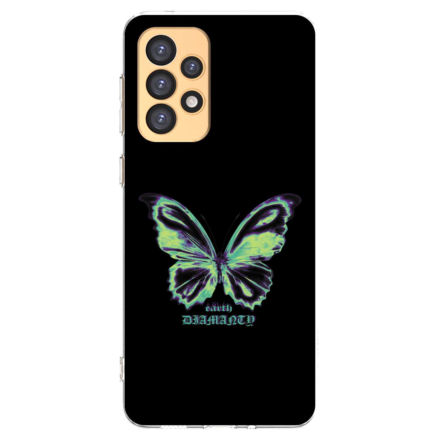 Picasee silikonový průhledný obal pro Samsung Galaxy A33 5G A336 - Diamanty Blue