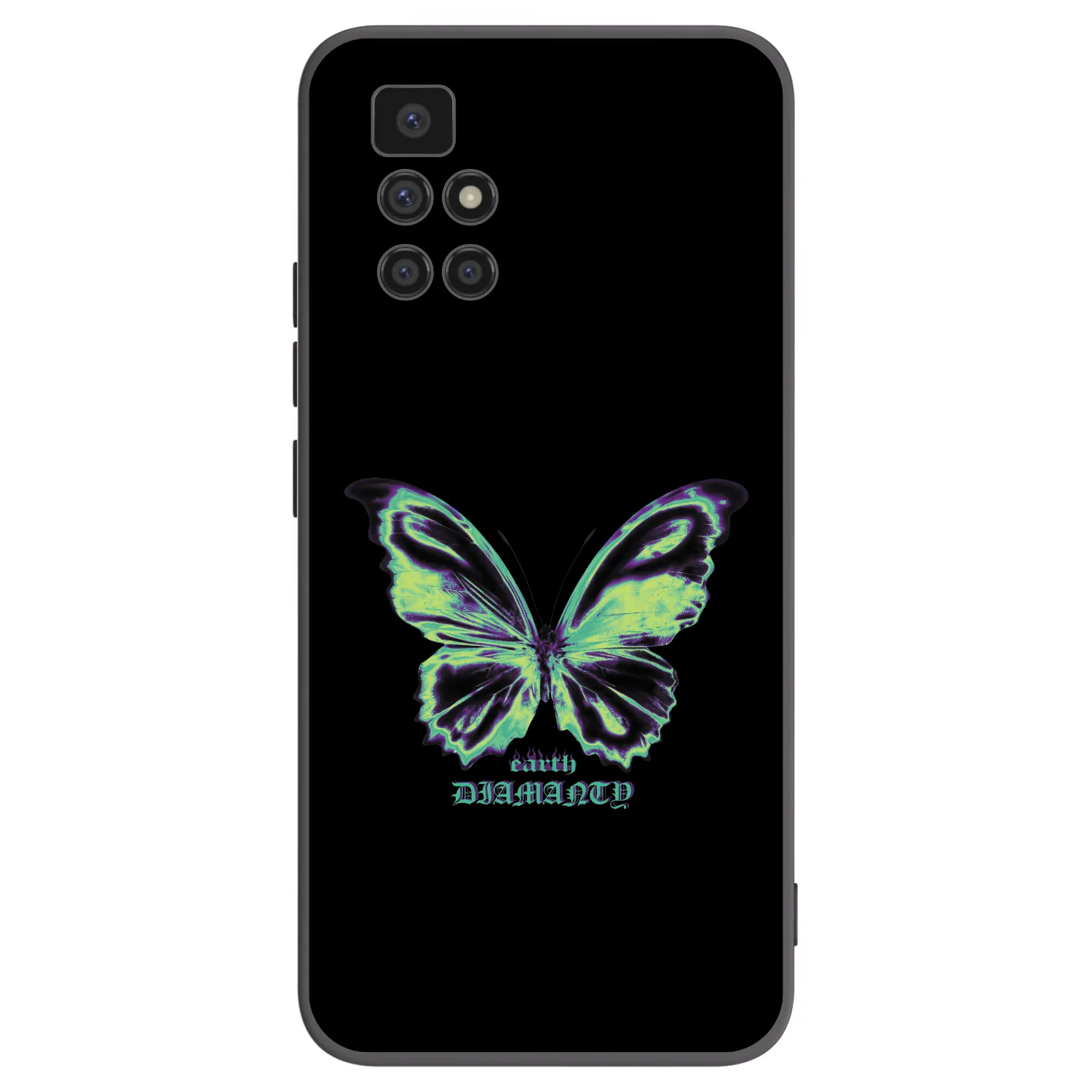 Picasee silikonový černý obal pro Xiaomi Redmi 10 (2022) - Diamanty Blue